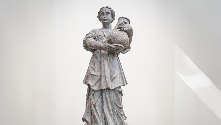TRF-6 mantém apreensão de escultura Samaritana, atribuída a Aleijadinho, que permanece sob guarda do Iphan. (Imagem: Alexandre Rezende/Folhapress)