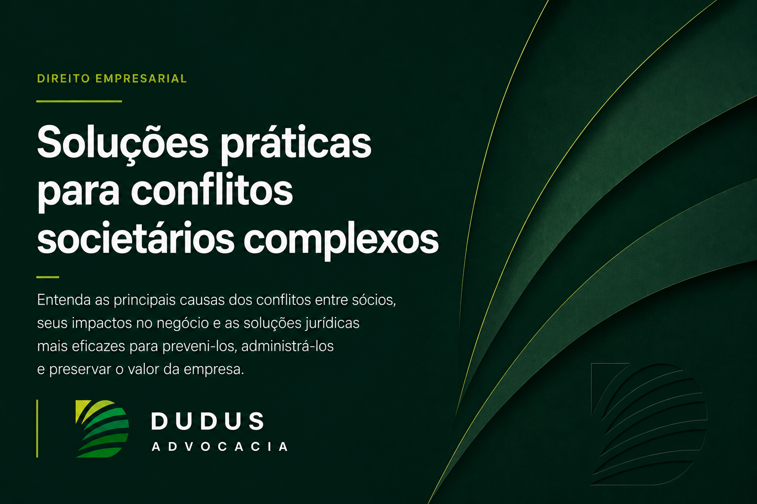 Soluções práticas para conflitos societários complexos