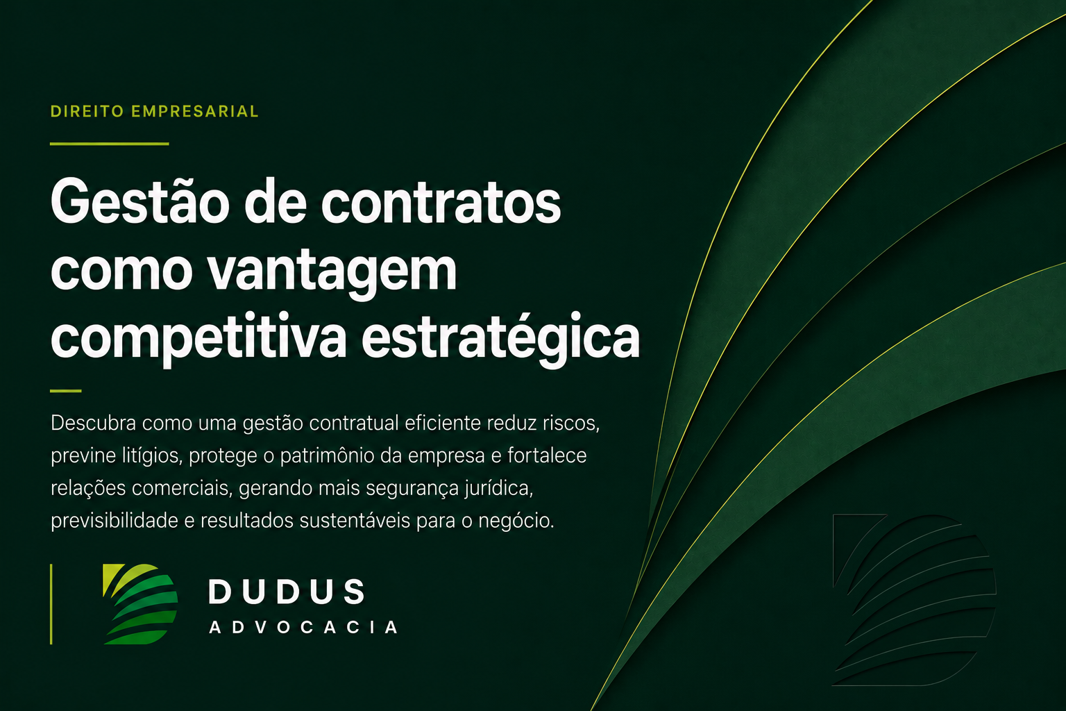 Gestão de contratos como vantagem competitiva estratégica